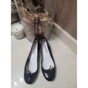 Repetto Camille Ballet Flats In Black Patent Leather - Women's Size EU 38/7.5